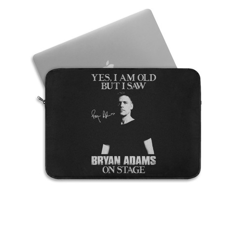Bryan Adams On Stage Signature Bryan Adams Fan So Happy Hurts Tour 2023 Laptop Sleeve