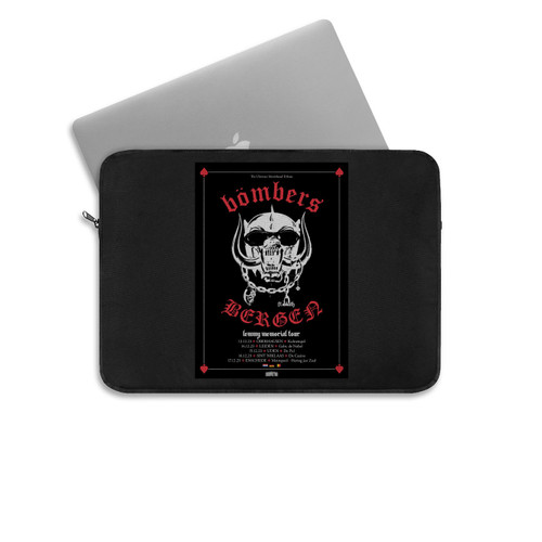 Bombers Lemmy Memorial Tour 2023 Enschede Metropool Netherlands Laptop Sleeve