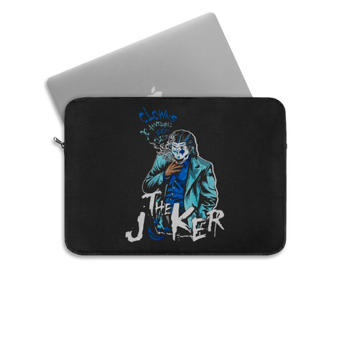 Clowns Do Anything For Clout The Joker Laptop Sleeve