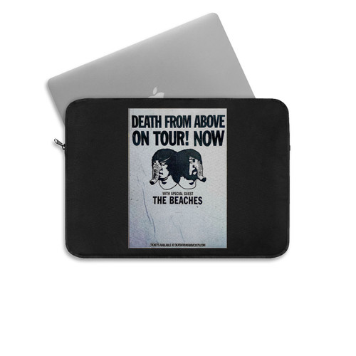 Death From Above 1979 Outrage Is Now Ltd Ed New Rare Tour Poster Laptop Sleeve