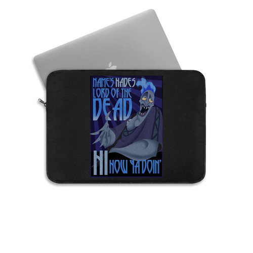 Disney Hercules The Name'S Hades Lord Laptop Sleeve