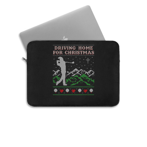 Driving Home For Christmas Xmas Golf Laptop Sleeve