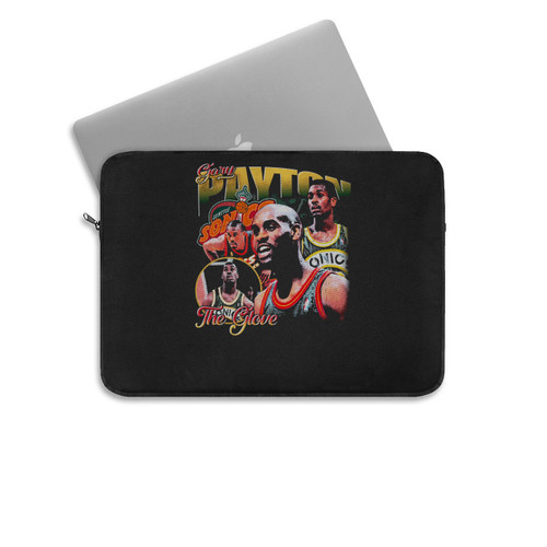 Gary Payton Seattle Supersonics Vintage Laptop Sleeve