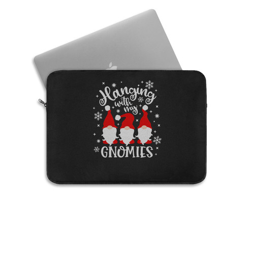 Hanging With My Gnomies Christmas Laptop Sleeve