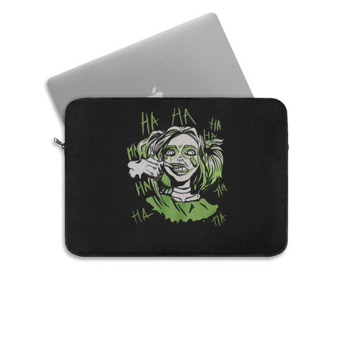 Harley Quinn Retro Oil Green 4S Laptop Sleeve