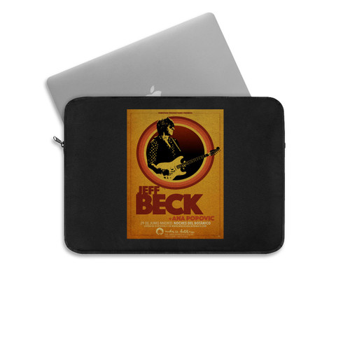 Jeff Beck Ana Popovic 2018 Madrid Spain Concert Tour Laptop Sleeve