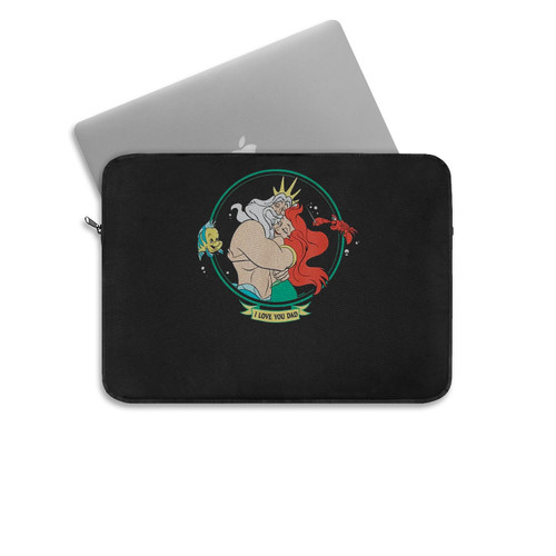 King Triton & Ariel The Little Mermaid Laptop Sleeve