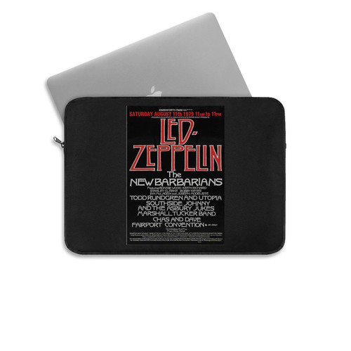 Led Zeppelin 1979 Knebworth Park Laptop Sleeve