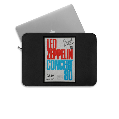 Led Zeppelin 1980 German Concert Laptop Sleeve