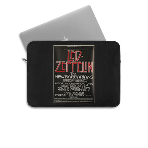 Led Zeppelin Knebworth Uk 1979 Reprint Laptop Sleeve