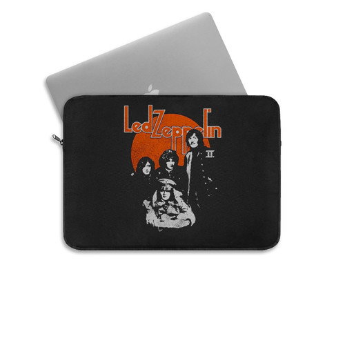 Led Zeppelin Orange Circle Laptop Sleeve