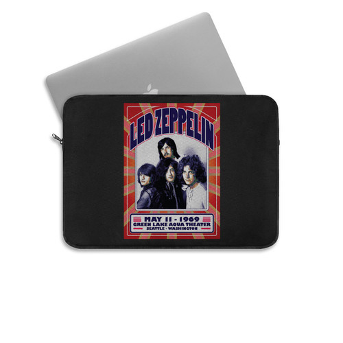 Led Zeppelin Seattle 1969 Laptop Sleeve