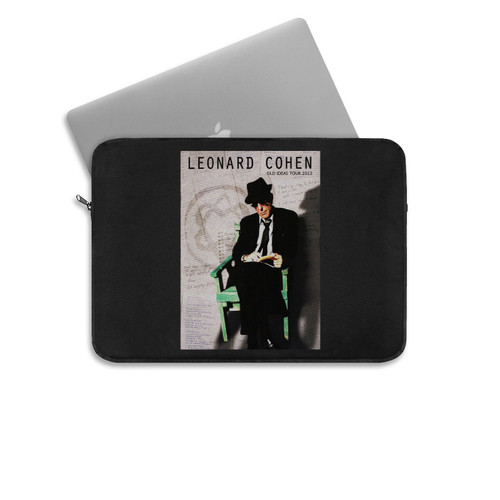 Leonard Cohen 2013 Old Ideas Tour Concert Program Book Laptop Sleeve