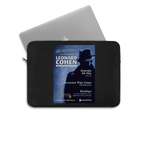Leonard Cohen A Commemorative Concert Laptop Sleeve