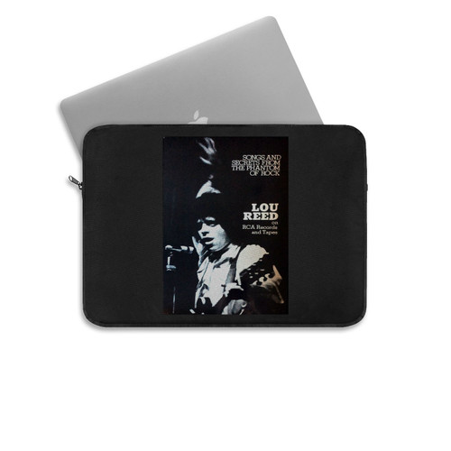Lou Reed 1972 Rca Records Poster Laptop Sleeve