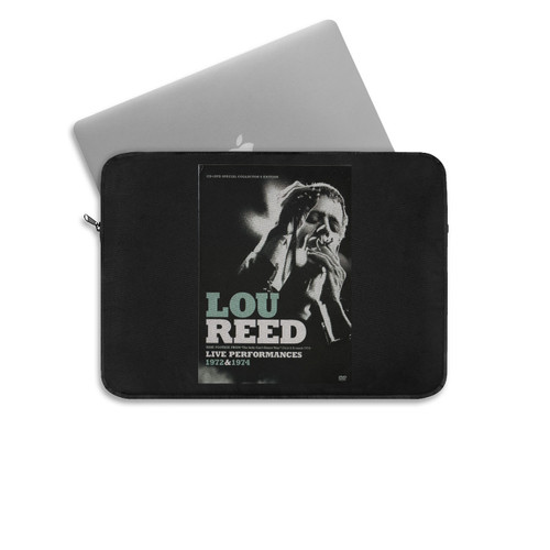 Lou Reed Live Performances 1972 & 1974 Laptop Sleeve