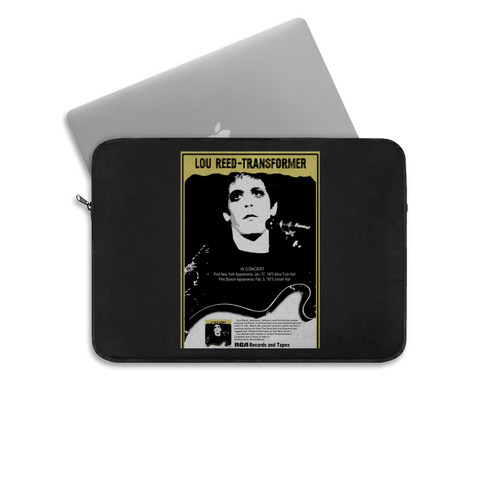 Lou Reed Transformer Promo Poster Laptop Sleeve