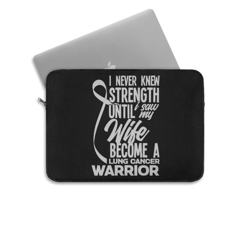 Lung Cancer Warrior Awareness Survivor Laptop Sleeve