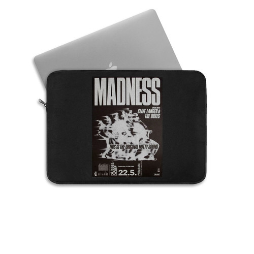 Madness 1980 German Concert Poster Laptop Sleeve