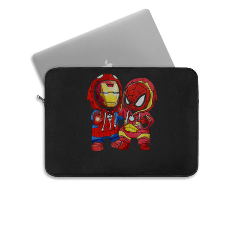 Marvel Spider-Man And Iron Man Laptop Sleeve