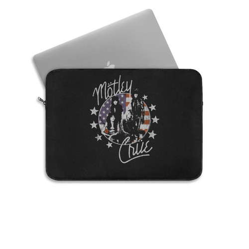 Motley Crue American Flag And Stars Adult Laptop Sleeve