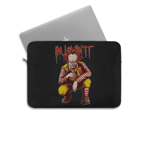 Pennywise Clown I'M Lovin It Laptop Sleeve