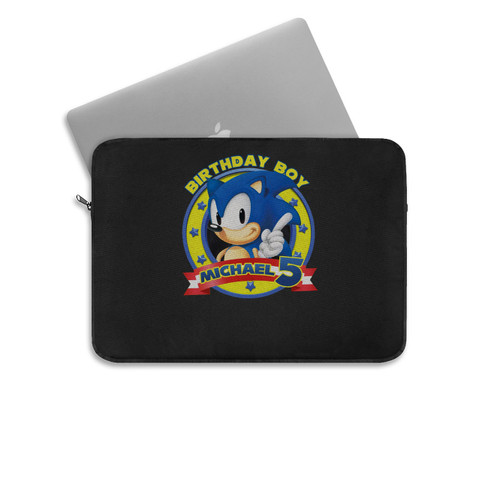 Sonic The Hedgehog Birthday Laptop Sleeve