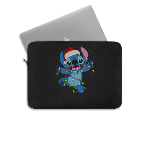 Stitch Cute Lilo And Stitch Santa Laptop Sleeve