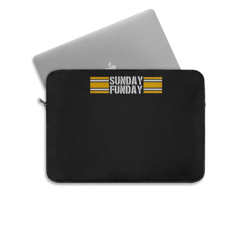 Sunday Day Fun Day Pittsburgh Football Laptop Sleeve