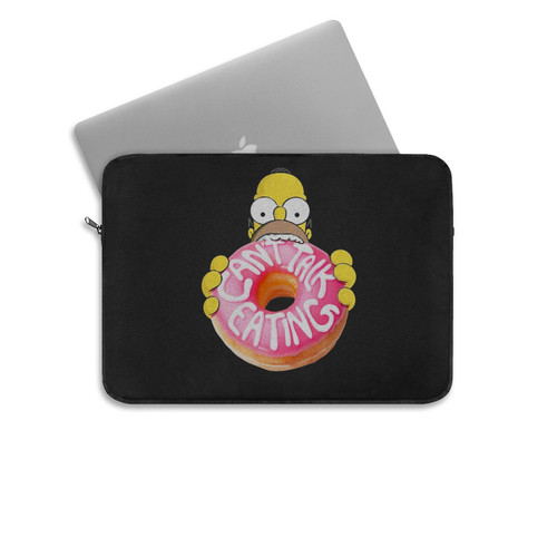 The Simpsons Homer Can'T Talk Eating Laptop Sleeve