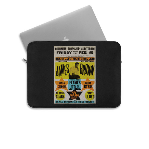 Trace The Birth Of Funk Back To James Brown Laptop Sleeve