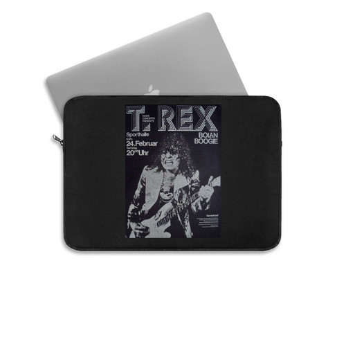 Trex Marc Bolan 1973 German Concert Poster Laptop Sleeve