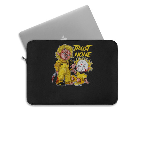 Trust No One Horror To Match Sneaker 2023 Thunder Laptop Sleeve