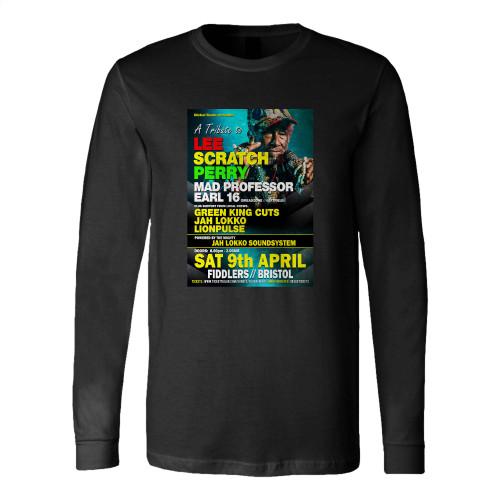 A Tribute To Lee Scratch Perry W Mad Professor Fiddlers Headfirst Bristol Long Sleeve T-Shirt Tee