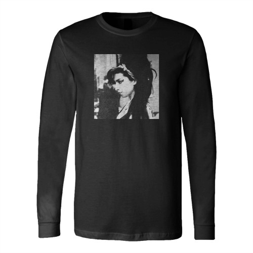 Amy Winehouse Back To Black Long Sleeve T-Shirt Tee