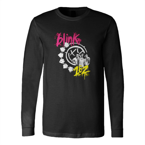 Blink 182 Merch World Tour 2023 Vintage Long Sleeve T-Shirt Tee