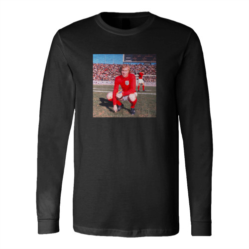 Bobby Moore For England Fans Long Sleeve T-Shirt Tee