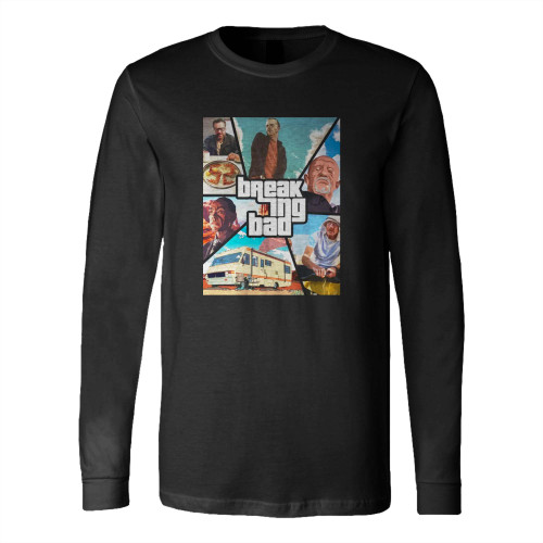 Breaking Bad Grand Theft Auto Walter Long Sleeve T-Shirt Tee