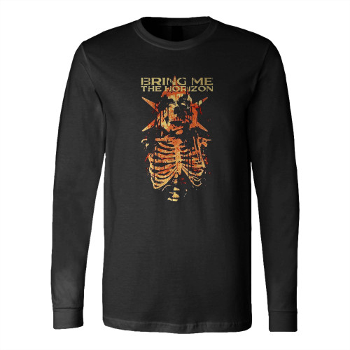 Bring Me The Horizon Skull Muss Long Sleeve T-Shirt Tee