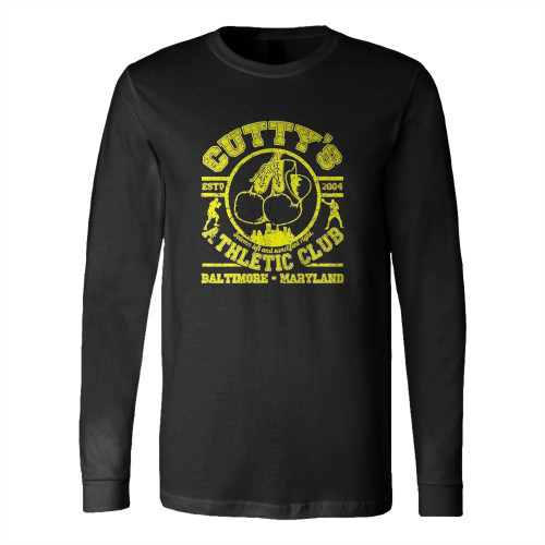 Cuttys Gym Boxing Athletic Club Long Sleeve T-Shirt Tee