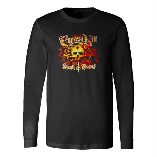 Cypress Hill Skull & Bones Long Sleeve T-Shirt Tee