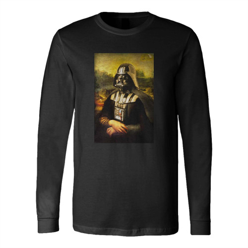 Darth Vader Mona Lisa Long Sleeve T-Shirt Tee
