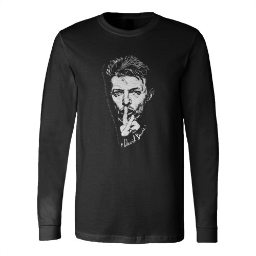 David Bowie I Dint Know Long Sleeve T-Shirt Tee