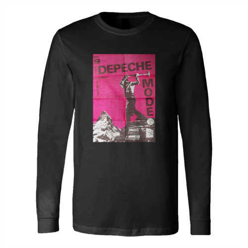 Depeche Mode A Spanish Concert Poster Long Sleeve T-Shirt Tee