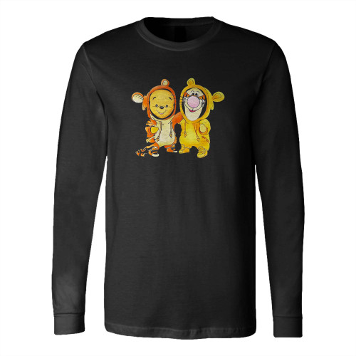 Disney Pooh Tigger Friends Cosplay Long Sleeve T-Shirt Tee