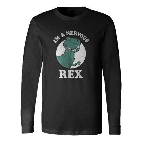 Disney Toy Story I'M A Nervous Rex Long Sleeve T-Shirt Tee