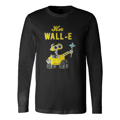 Disney Wall-E Her Wall-E Couples Long Sleeve T-Shirt Tee
