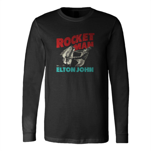 Elton John Rocket Honky Chateau Piano Long Sleeve T-Shirt Tee