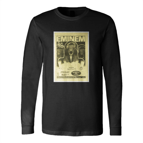 Eminem 1999 San Diego Concert Long Sleeve T-Shirt Tee