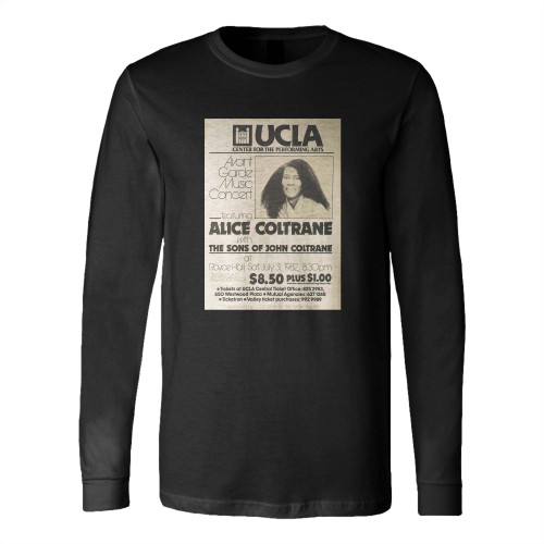 For Alice Coltrane And Sons Of John Coltrane 1982 Long Sleeve T-Shirt Tee